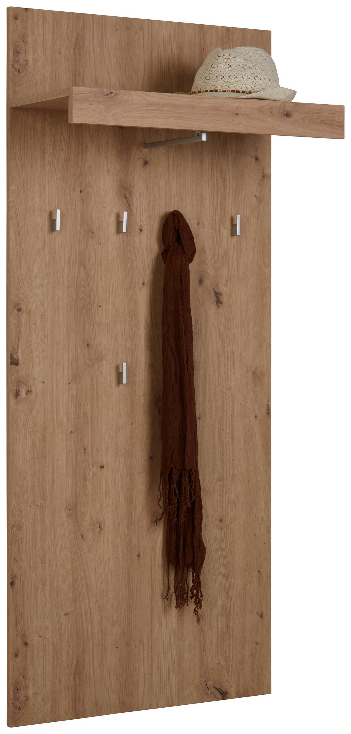 ŠATNÍ PANEL MALTA -EXKLUSIV- - barvy dubu, Konvenční, kompozitní dřevo (65/148/28cm) - Mömax