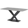 Esstisch Ventura - Schwarz/Grau, MODERN, Keramik/Metall (180/90/75cm) - MID.YOU