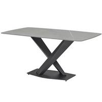 Esstisch Ventura - Schwarz/Grau, MODERN, Keramik/Metall (180/90/75cm) - MID.YOU