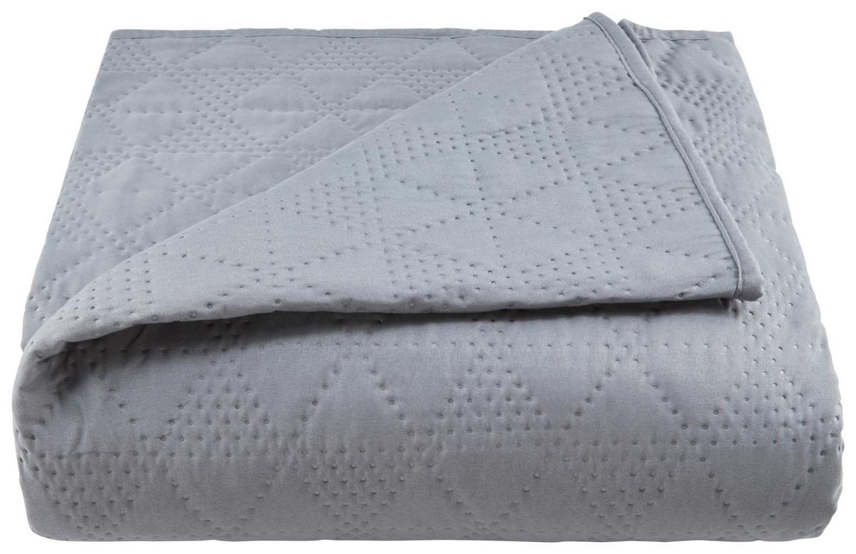 Ágytakaró Corinna Kb. 220/240cm - antracit, Modern, textil (220/240cm) - Luca Bessoni