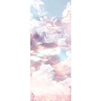Vliestapete Clouds Panel - Rosa, Basics (100/250cm) - Komar