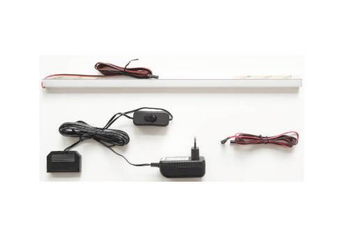Glasbodenbeleuchtung Led - Schwarz/Weiß, Design, Kunststoff/Metall (30/1cm) - MID.YOU