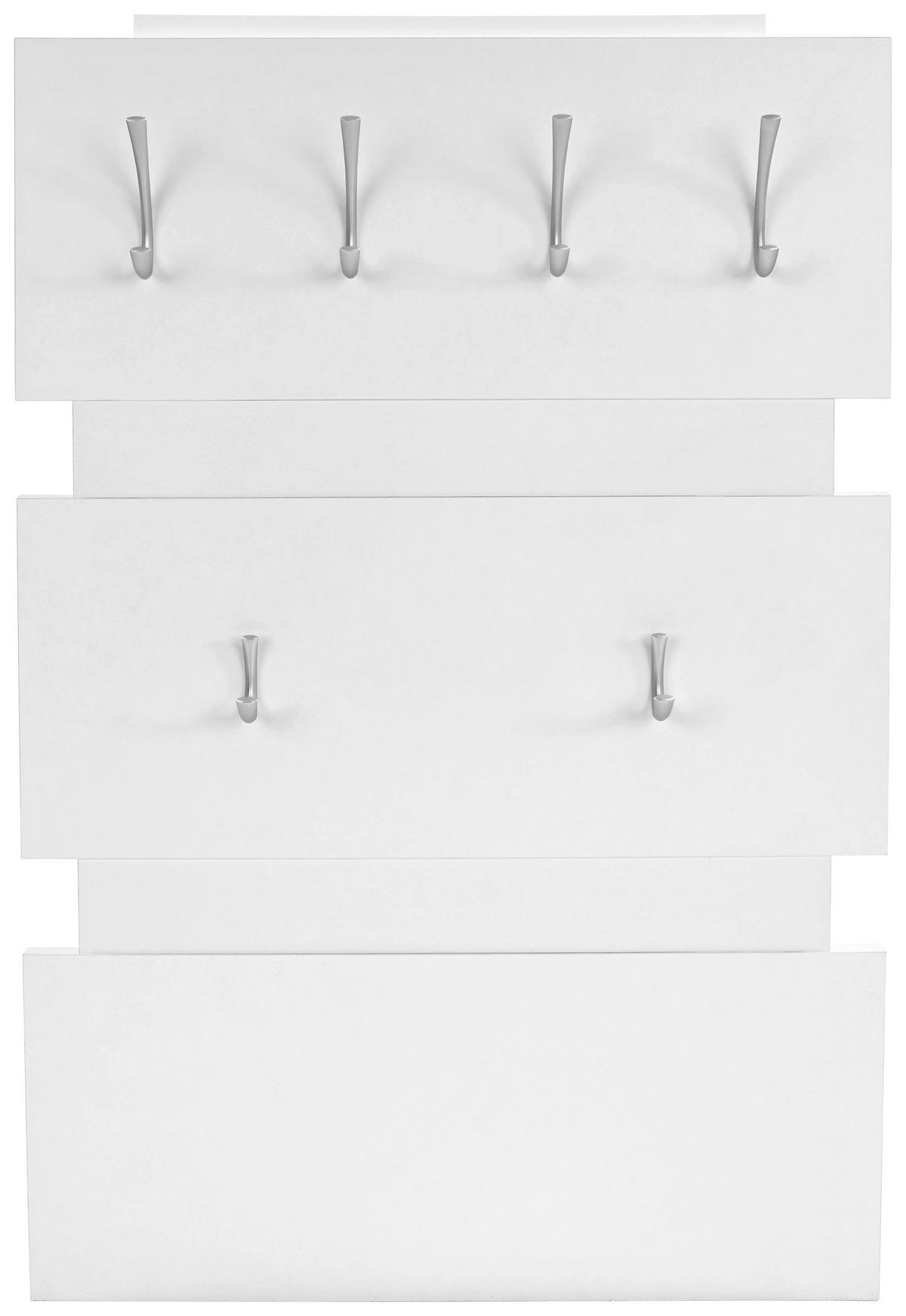 Előszobapanel Moya *TOP ÁR* - fehér, Modern, műanyag/faalapú anyag (70/99/2cm) - Best Price