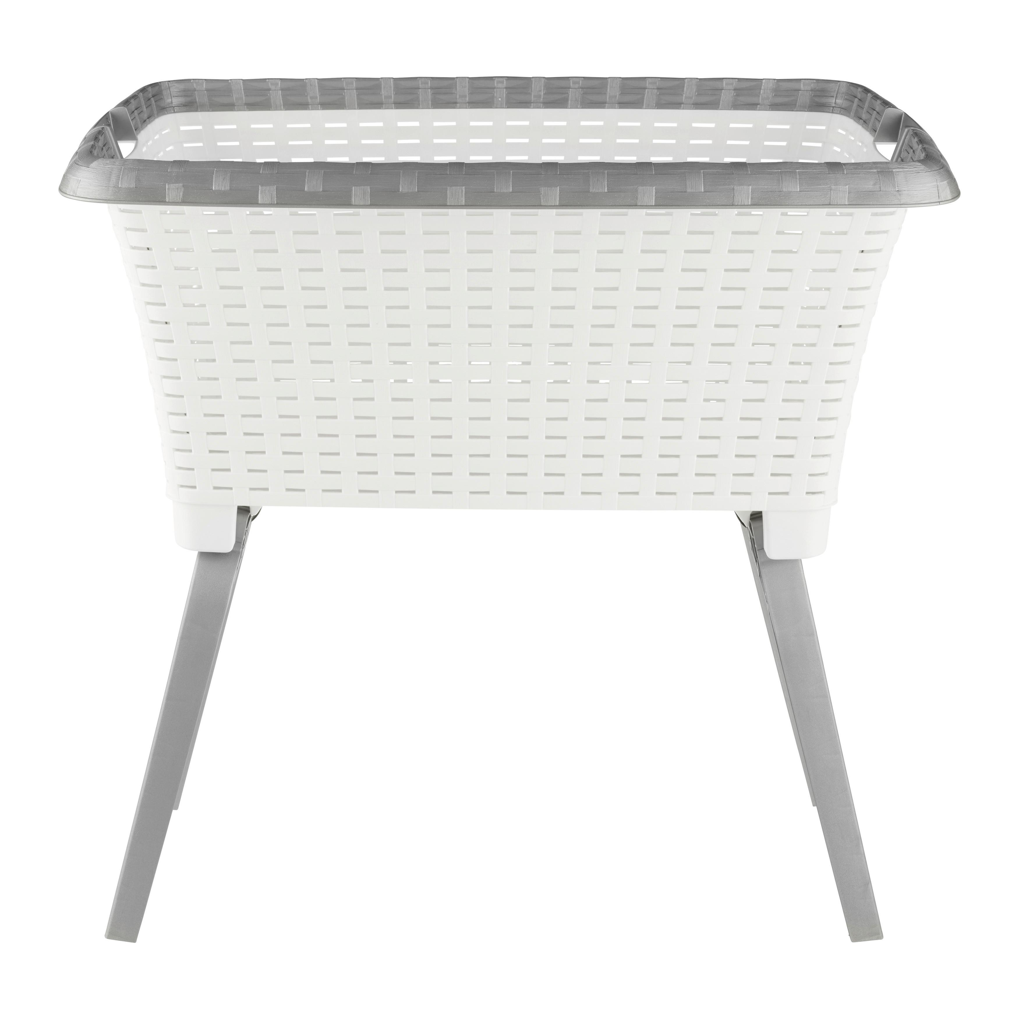 Koš na prádlo ANNA - bílá, Konvenční, plast (60/40/60cm) - Mömax