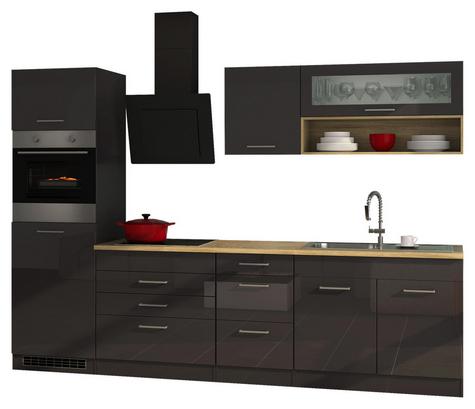 Kompakt, mit ausreichend Stauraum und schöner Optik Kompakte Küchenzeile mit Elektrogeräten