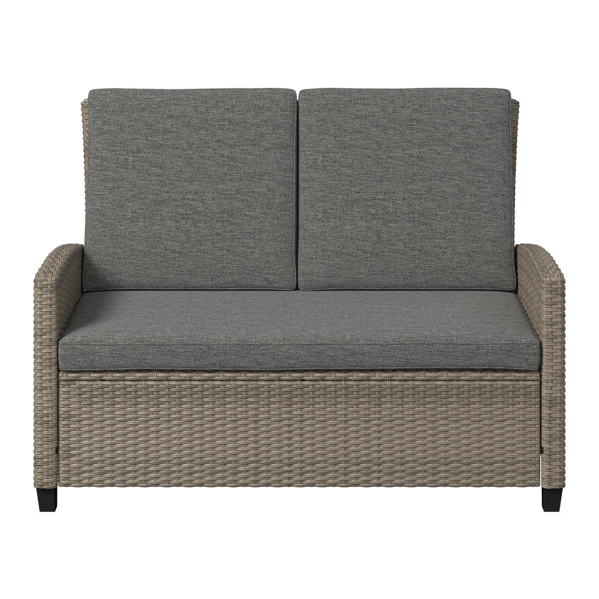 ZAHRADNÍ SADA HANNAH - šedá, Basics, kov/textil - Mömax