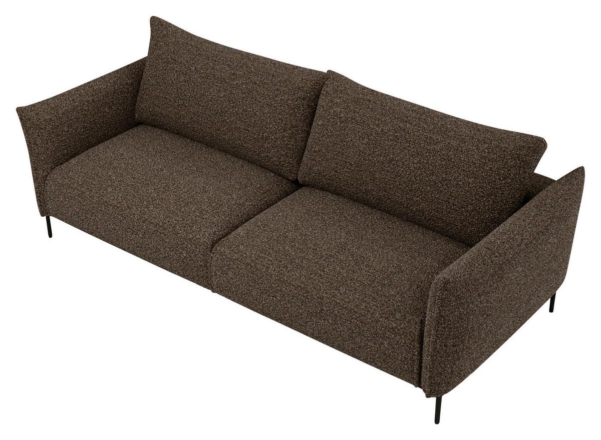 Bueno Schwarz Dunkelbraun B: 223 Cm - Dunkelbraun/Schwarz, Design, Textil (223/96/95cm) - Livetastic