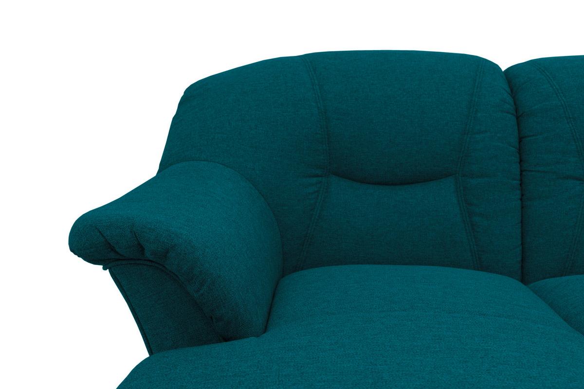 Wohnlandschaft Sarafina Dunkelblau - Schwarz/Dunkelblau, KONVENTIONELL, Textil (146/295/180cm) - MID.YOU