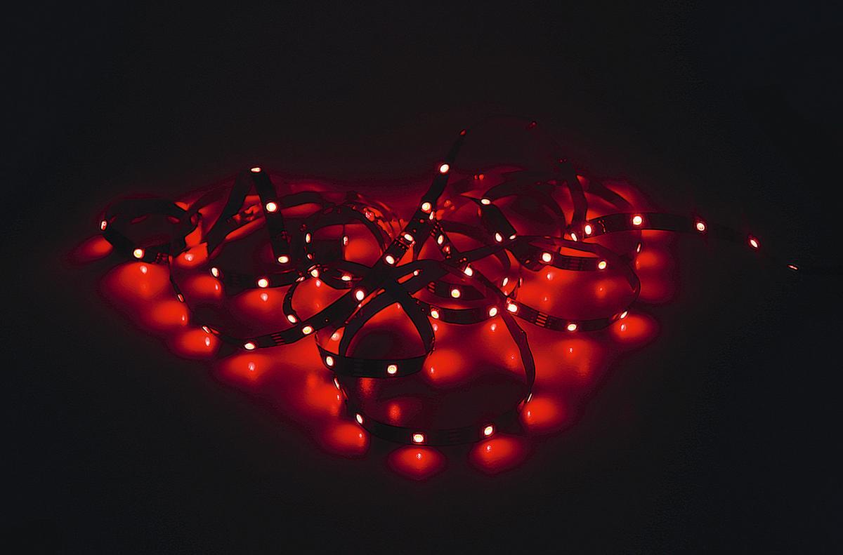 Led-streifen Easymaxx Rgb L: 4,5m Fernbedienung, Dimmbar - Blau/Gelb, Kunststoff (450cm)