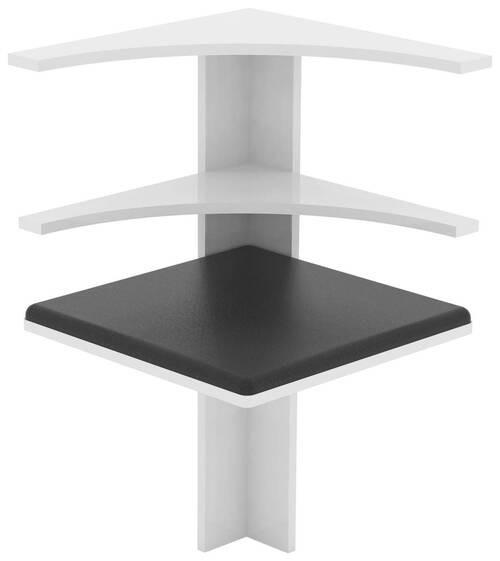 Eckelement Esal Weiß B: 43 cm Esal - Weiß, MODERN, Holzwerkstoff (43/78/43cm) - MID.YOU