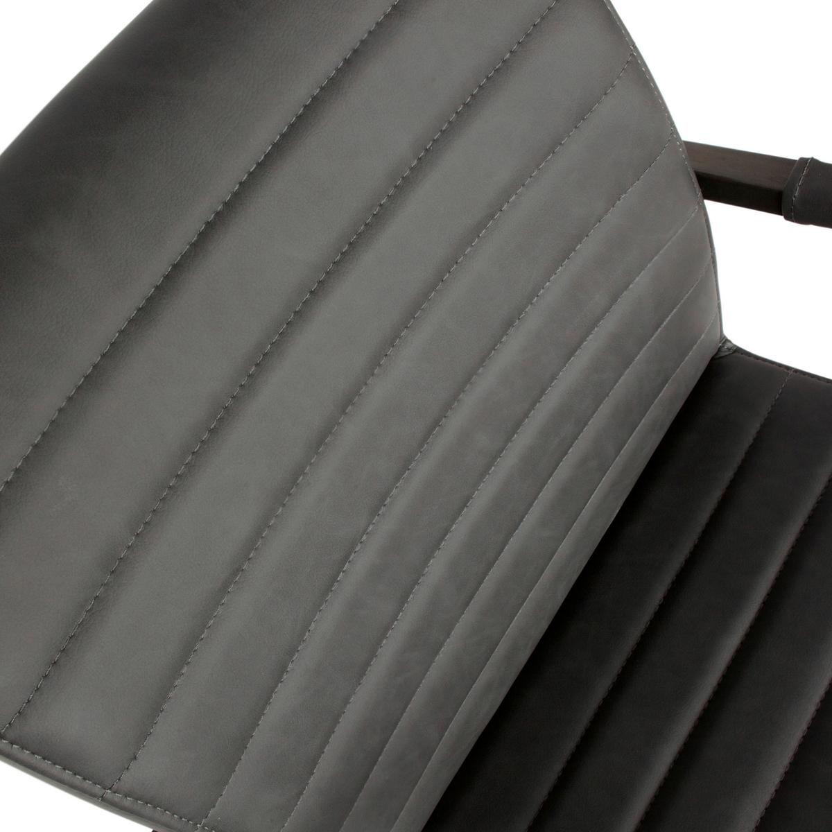 Armlehnstuhl-Set Bas Anthrazit B: 54cm - Anthrazit, MODERN, Textil/Metall (54/87/62cm) - Livetastic
