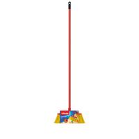 Metla VILEDA GARDEN 2V1 ZMETÁK - červená, Basics, kov/plast (32/143/5.5cm) - Vileda