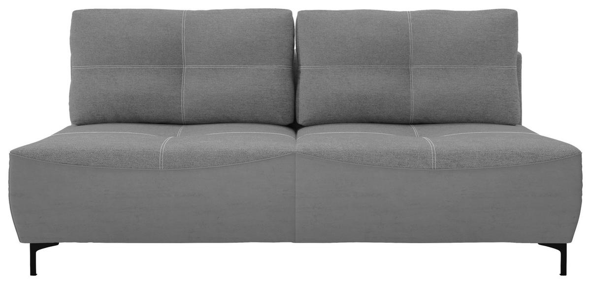 Schlafsofa Wendy - Dunkelgrau/Schwarz, Design, Textil (197/94/96cm) - MID.YOU