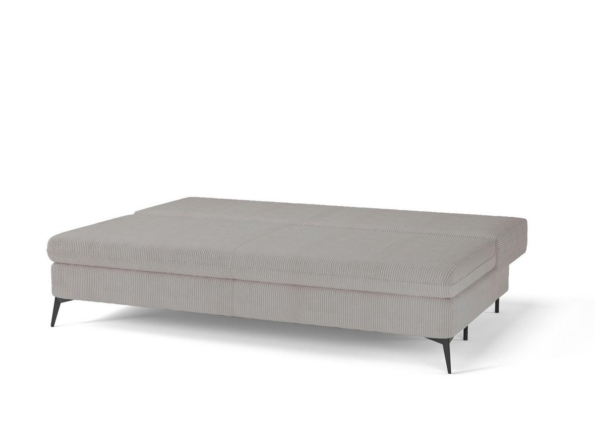 Schlafsofa Roksolana Grau B: 200cm - Schwarz/Grau, Design, Textil (200/75/100cm) - MID.YOU