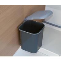 Abfallsammler Buster Ii 15l Bxhxt 28x28x35 Cm - Dunkelgrau, Basics, Kunststoff (28/28/35cm) - HKT