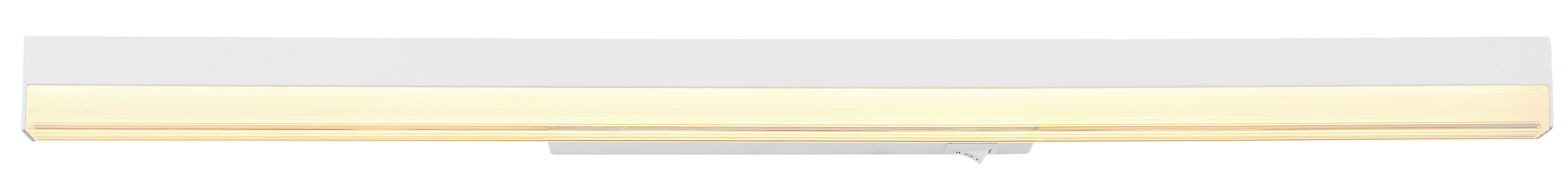 LED-Wandleuchte 41926w - Opal/Weiß, Basics, Kunststoff/Metall (60/6/4cm) - Globo
