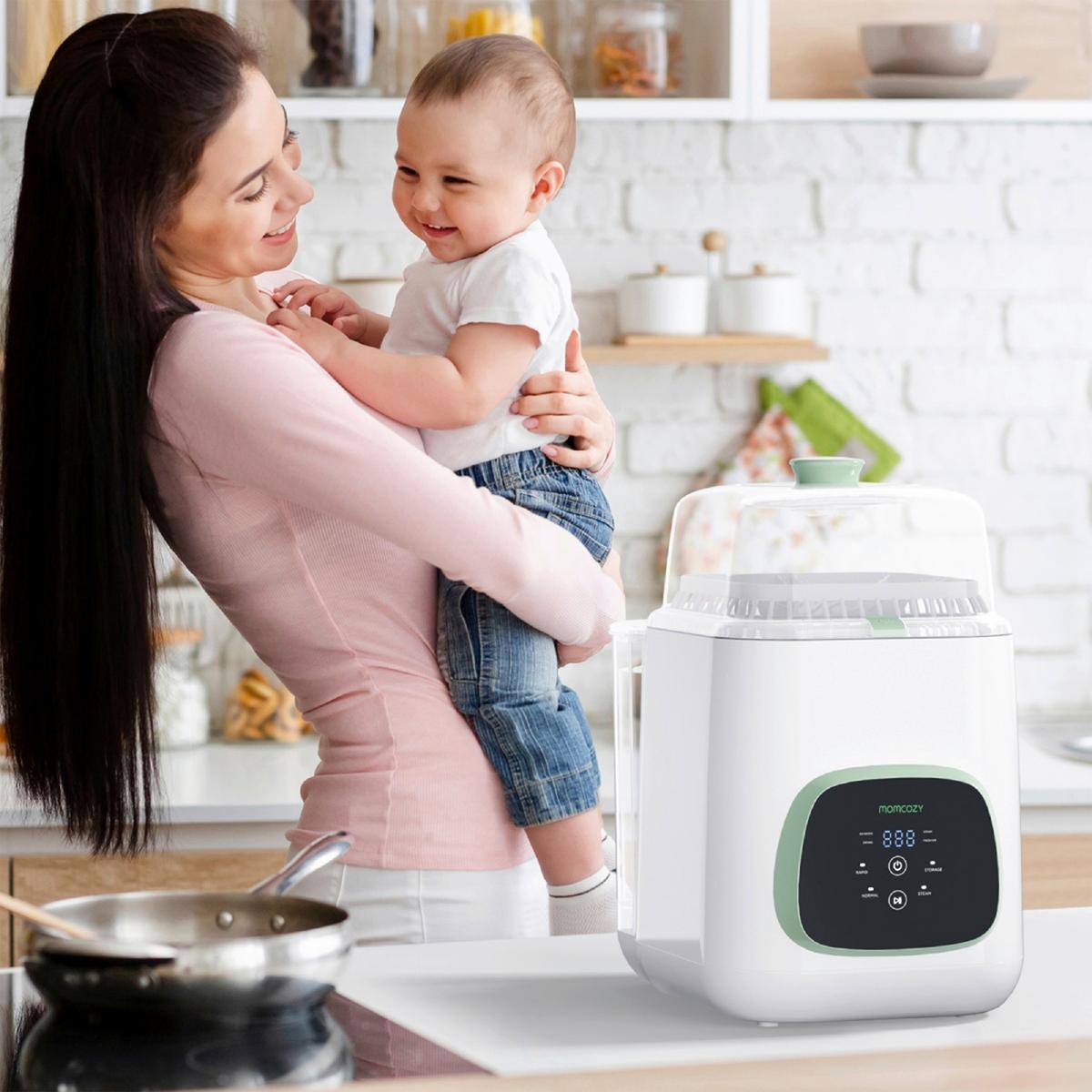 Dampfsterilisator weiß - Weiß, Basics, Kunststoff (45/46/33cm) - Momcozy