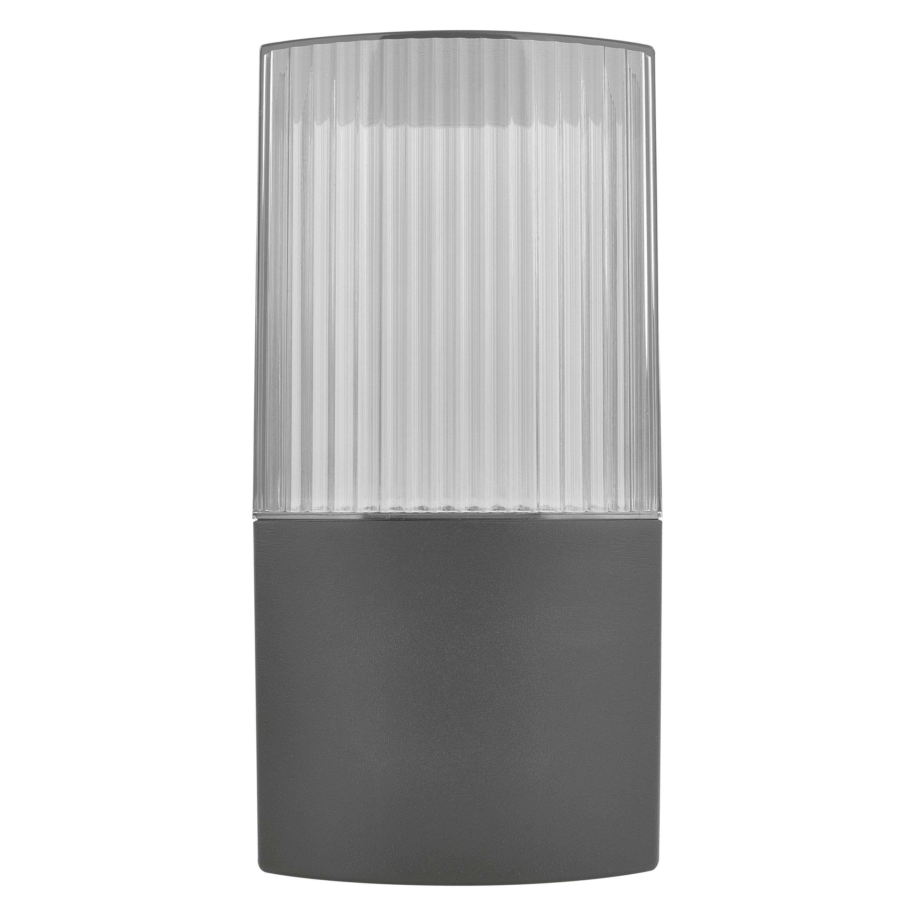 VONKAJŠIE LED SVIETIDLO LANA - antracitová, Modern, kov/plast