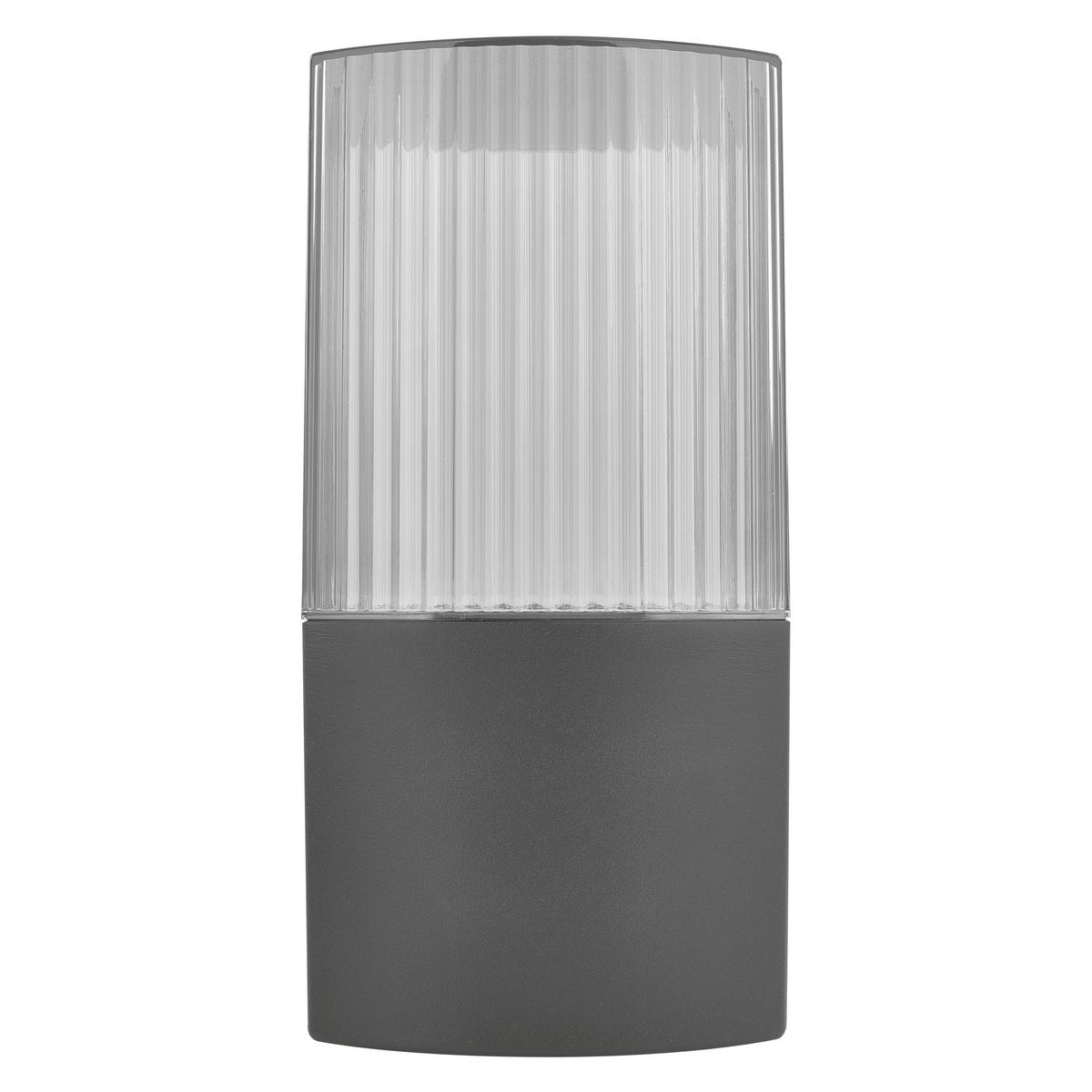 VONKAJŠIE LED SVIETIDLO LANA - antracitová, Modern, kov/plast