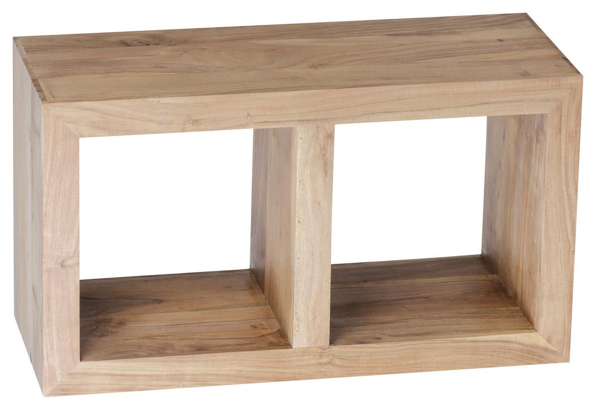 Standregal Massiv Mumbai 50 cm Akaziefarben - Akaziefarben, MODERN, Holz (50/88/35cm) - MID.YOU