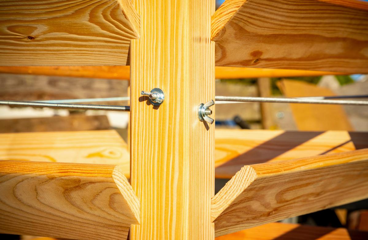 Hochbeet Echtholz Lärche 65x73x65 cm - Lärchefarben, Basics, Holz (65/73/65cm)