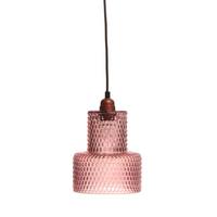 Hängeleuchte Mona H: 27 cm 1-Flammig - Violett, Trend, Glas (17/27/17cm) - Kayoom