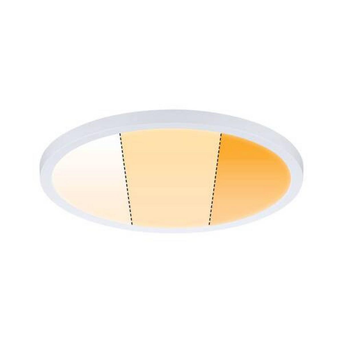 Led-deckenleuchte Ø 23 Cm Dimmbar Rund - Weiß, Basics, Kunststoff (23,0cm) - Paulmann