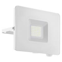 Led Außenleuchte Faedo 30 W Aluminium, Wandmontage - Weiß, Basics, Glas/Metall (17,5cm)