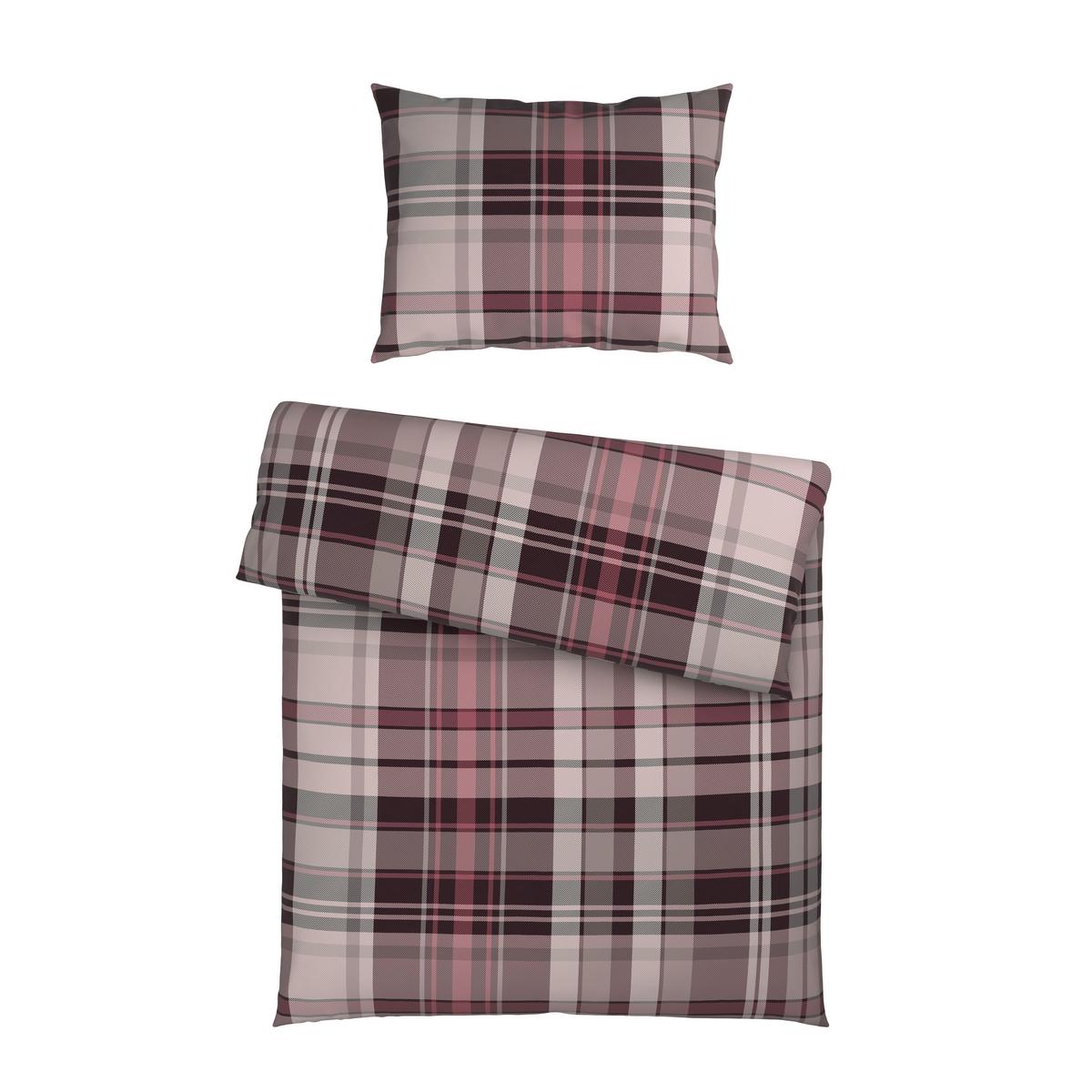 BETTWÄSCHE KATTHULT - Beige/Lila, MODERN, Textil - Luca Bessoni