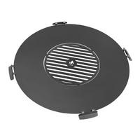 Grillplatte Ck118071 Schwarz, D: 80 cm - Schwarz, Basics, Metall (80cm)