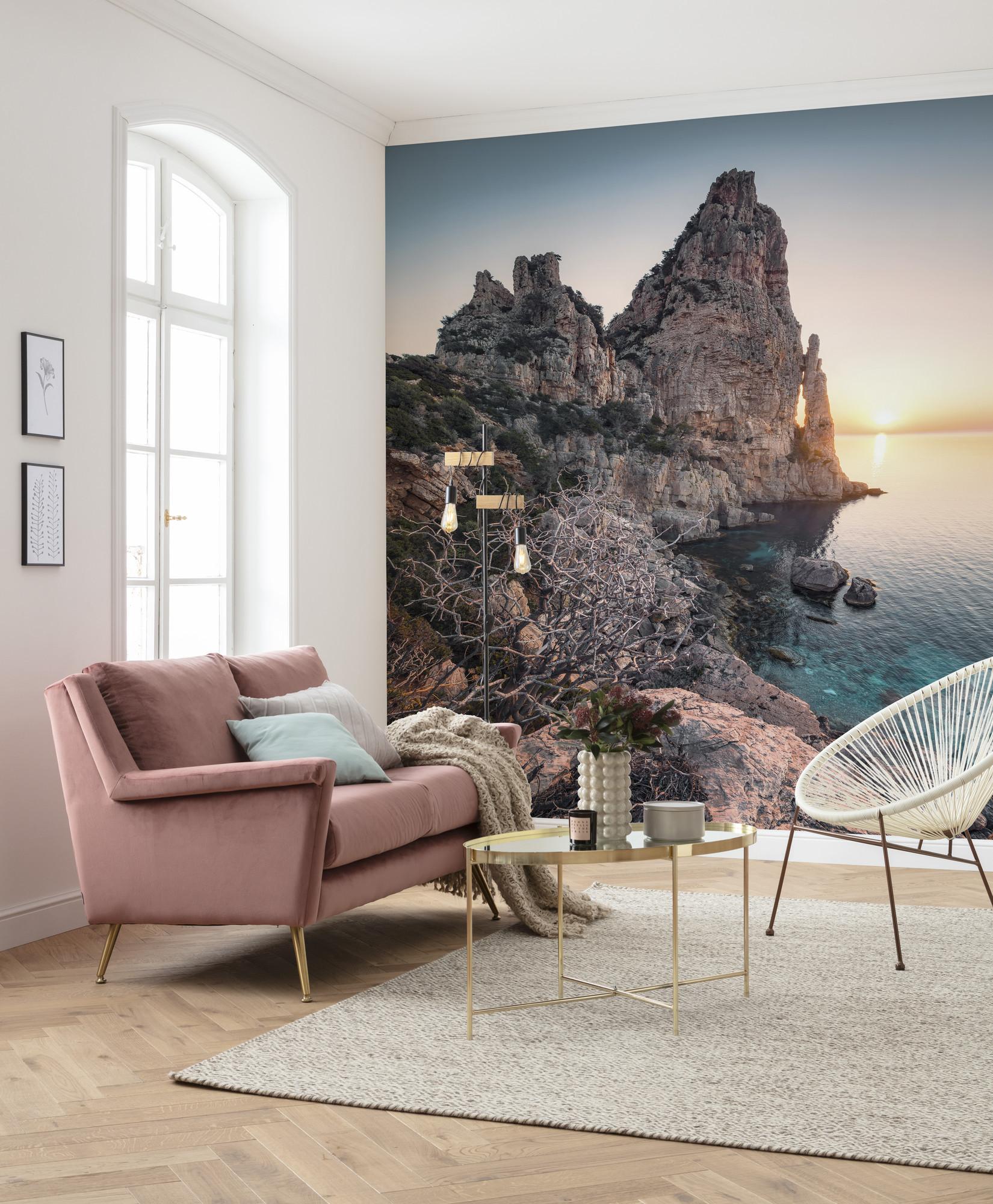 Fototapete Colors Of Sardegna - Multicolor, Trend, Textil (250/280cm)