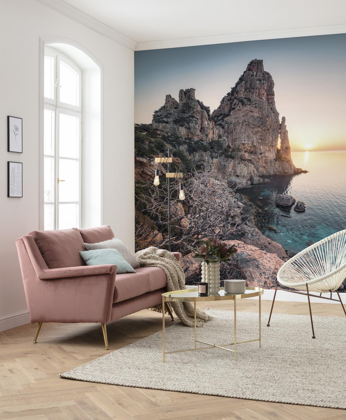 Fototapete Colors Of Sardegna - Multicolor, Trend, Textil (250/280cm)