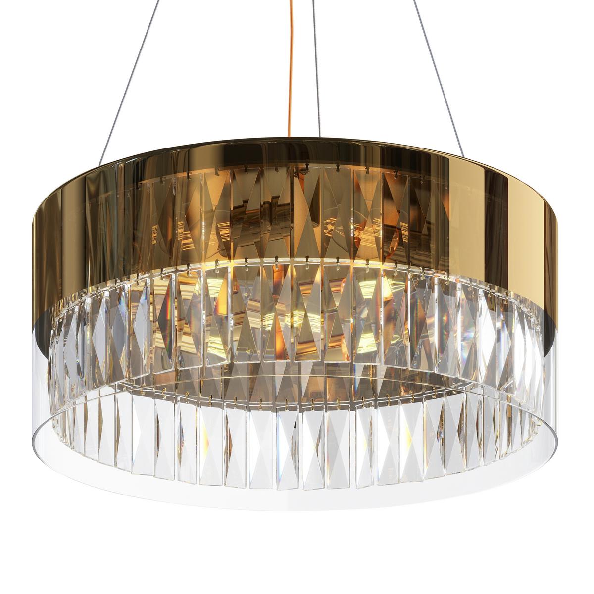 Pendelleuchte Wonderland - Goldfarben, Basics, Glas/Metall (50/20,5/50cm) - MAYTONI