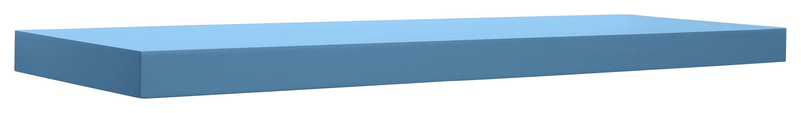 Wandregal Giga - Blau, MODERN, Holzwerkstoff (80/3,8/23,5cm)
