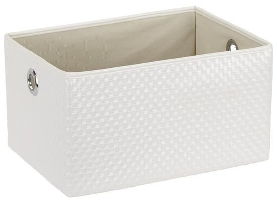 Regalkorb Debby XL - Weiß, KONVENTIONELL, Papier/Kunststoff (40/29/22cm) - James Wood Regalkorb Debby XL - Weiß, KONVENTIONELL, Papier/Kunststoff (40/29/22cm) - James Wood