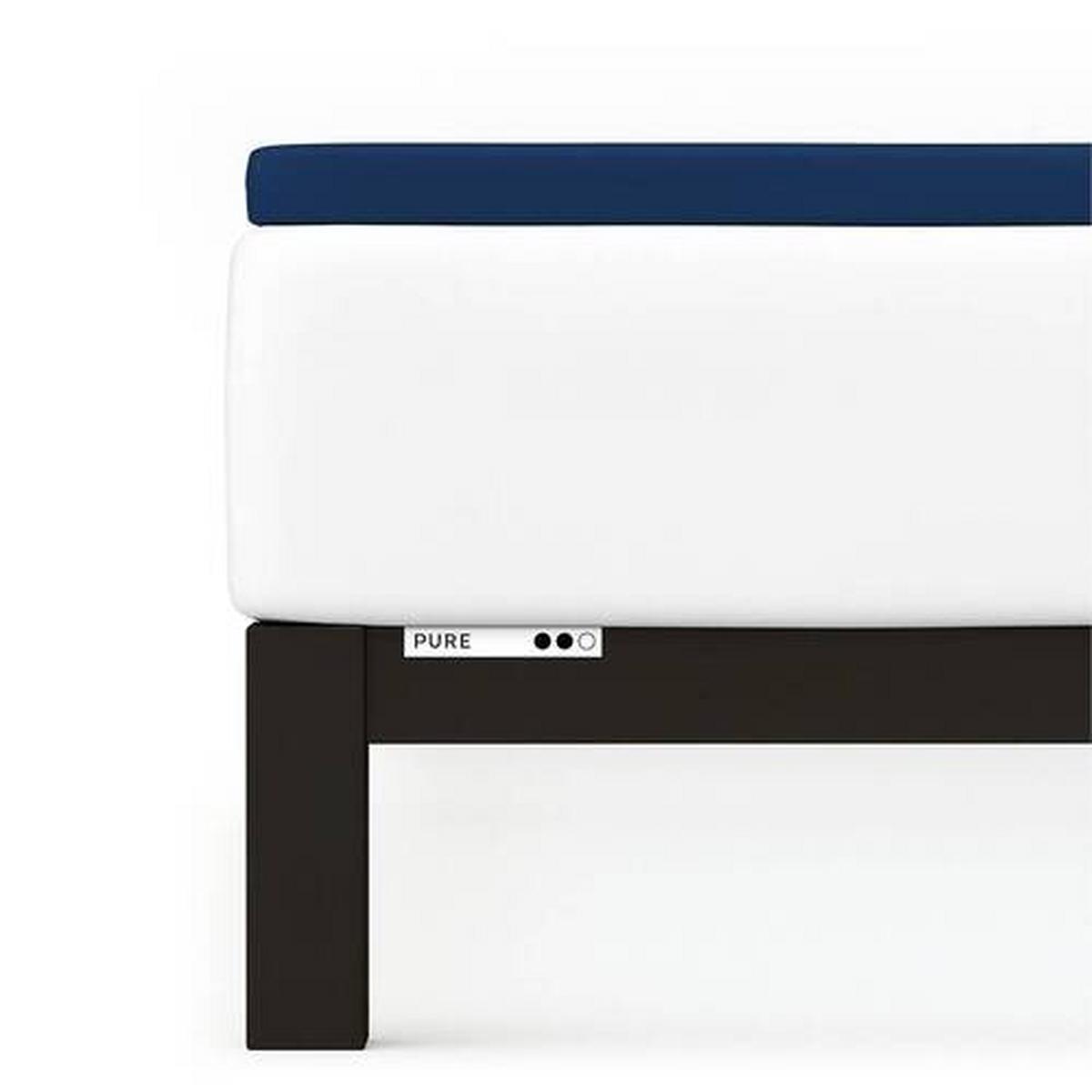 Topper-spannleintuch Pure Topper - Dunkelblau, Basics, Textil (180-200/200-220cm) - Schlafgut