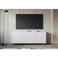 NÍZKÁ KOMODA PHUKET 181 - bílá/černá, Trend, kompozitní dřevo/plast (180/69,4/39cm) - Livetastic