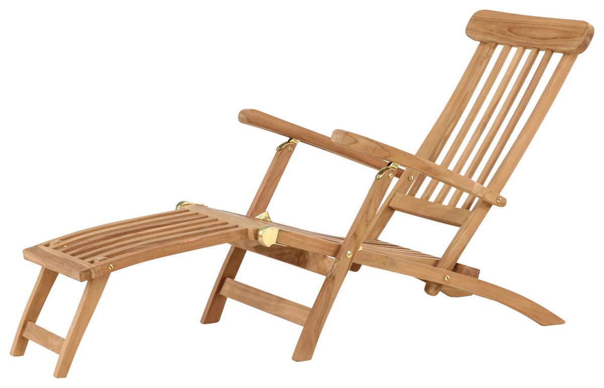 Sonnenliege Kenya Teakholz - KONVENTIONELL (60/95/150cm) - Gardenson