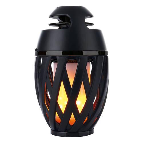 LED-Tischlampe Schwarz Bluetooth-Funktion - Schwarz/Orange, Design, Kunststoff (10/16,5cm) - Näve