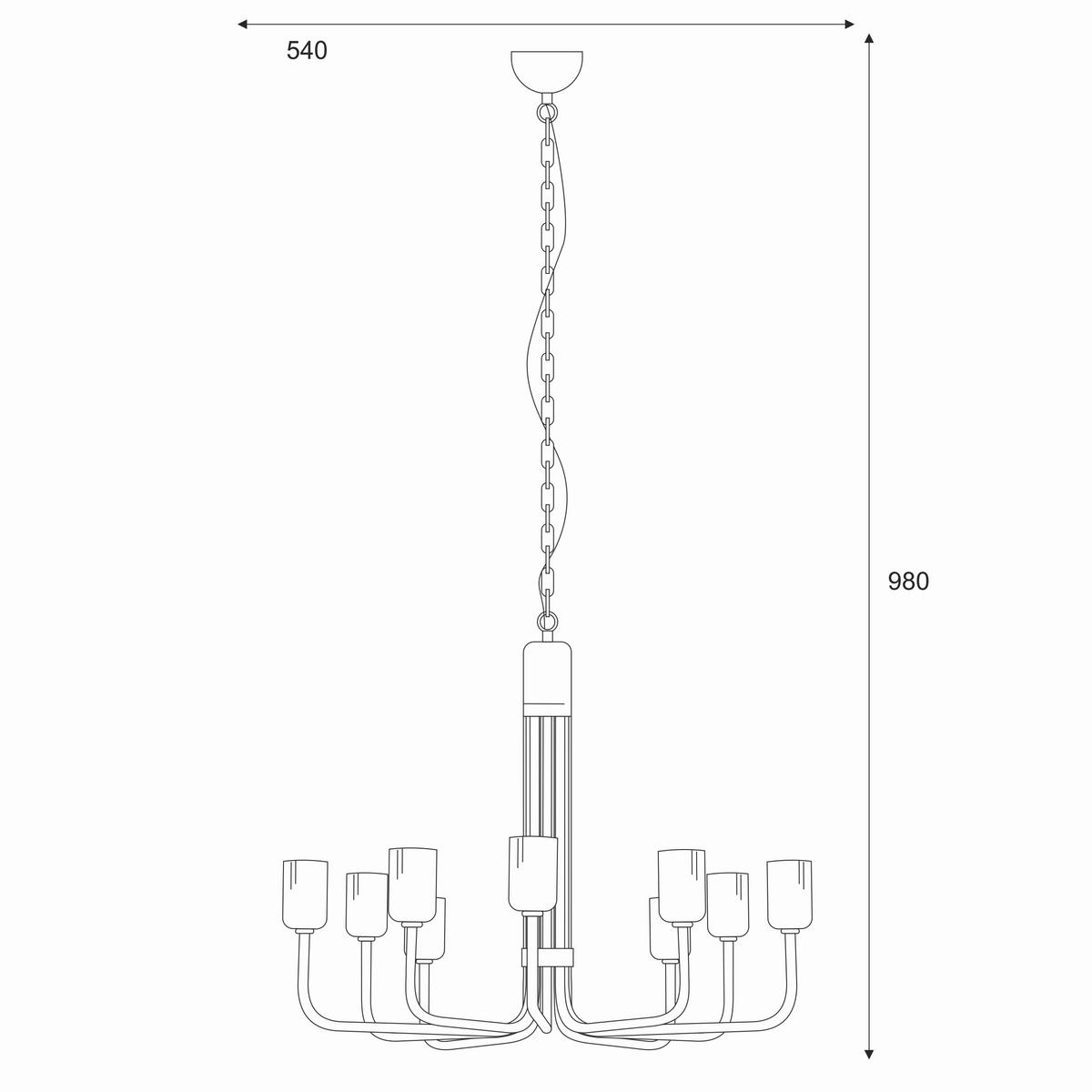 Hängeleuchte 44576 Tiffany - Schwarz Hochglanz, KONVENTIONELL, Metall (98/54/98cm)