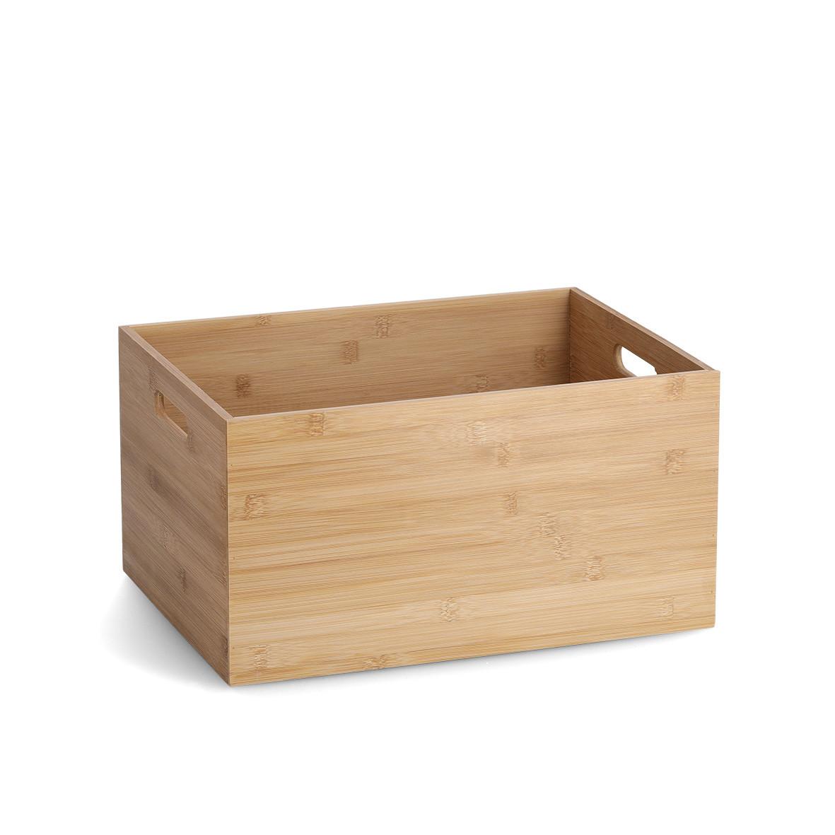 Kiste Naturfarben B: 40 Cm - Naturfarben, Basics, Holz (40/30/21cm) - Zeller Present
