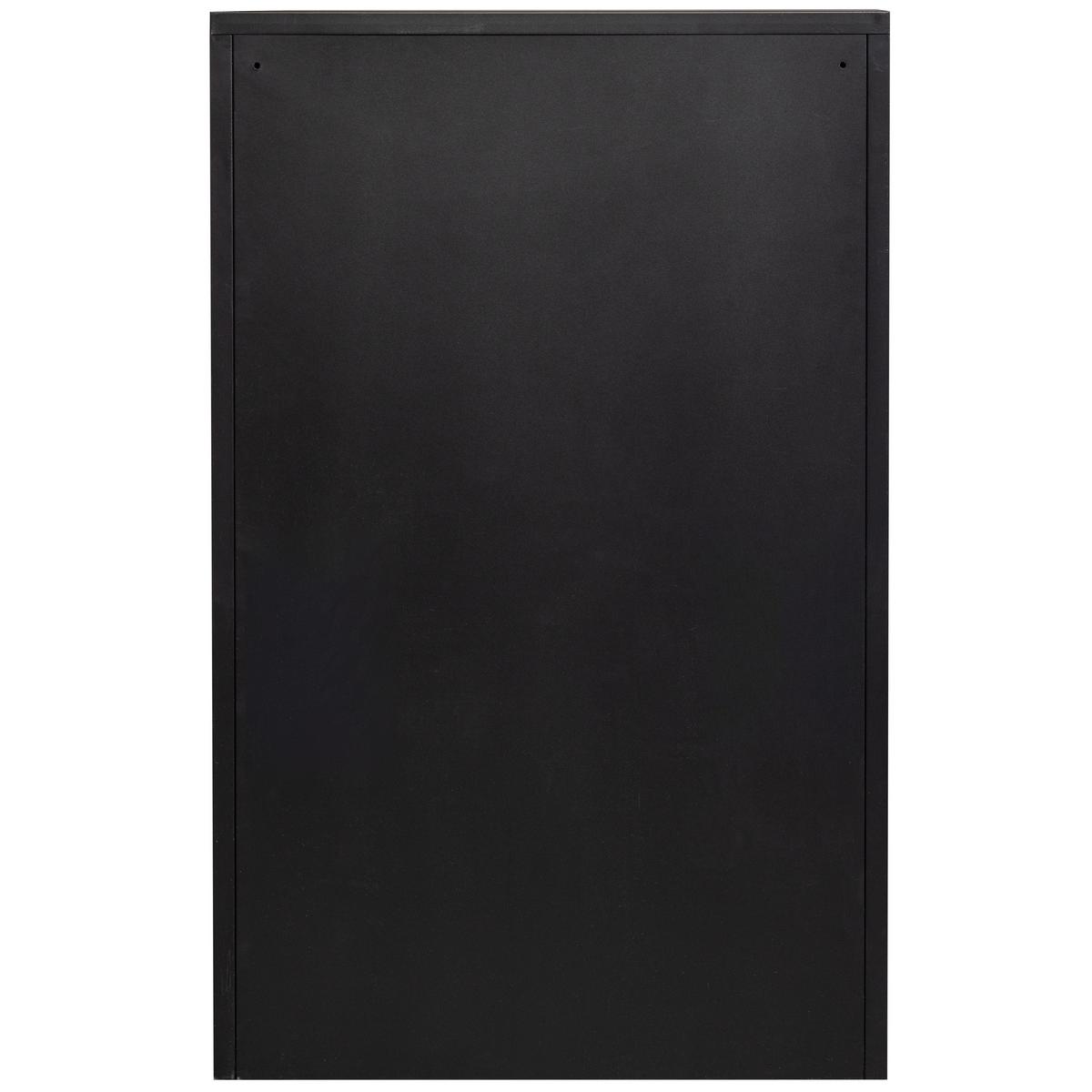 Schuhkipper Sabine Schwarz B: 66 Cm - Schwarz, Design, Metall (66/103/16cm) - Livetastic