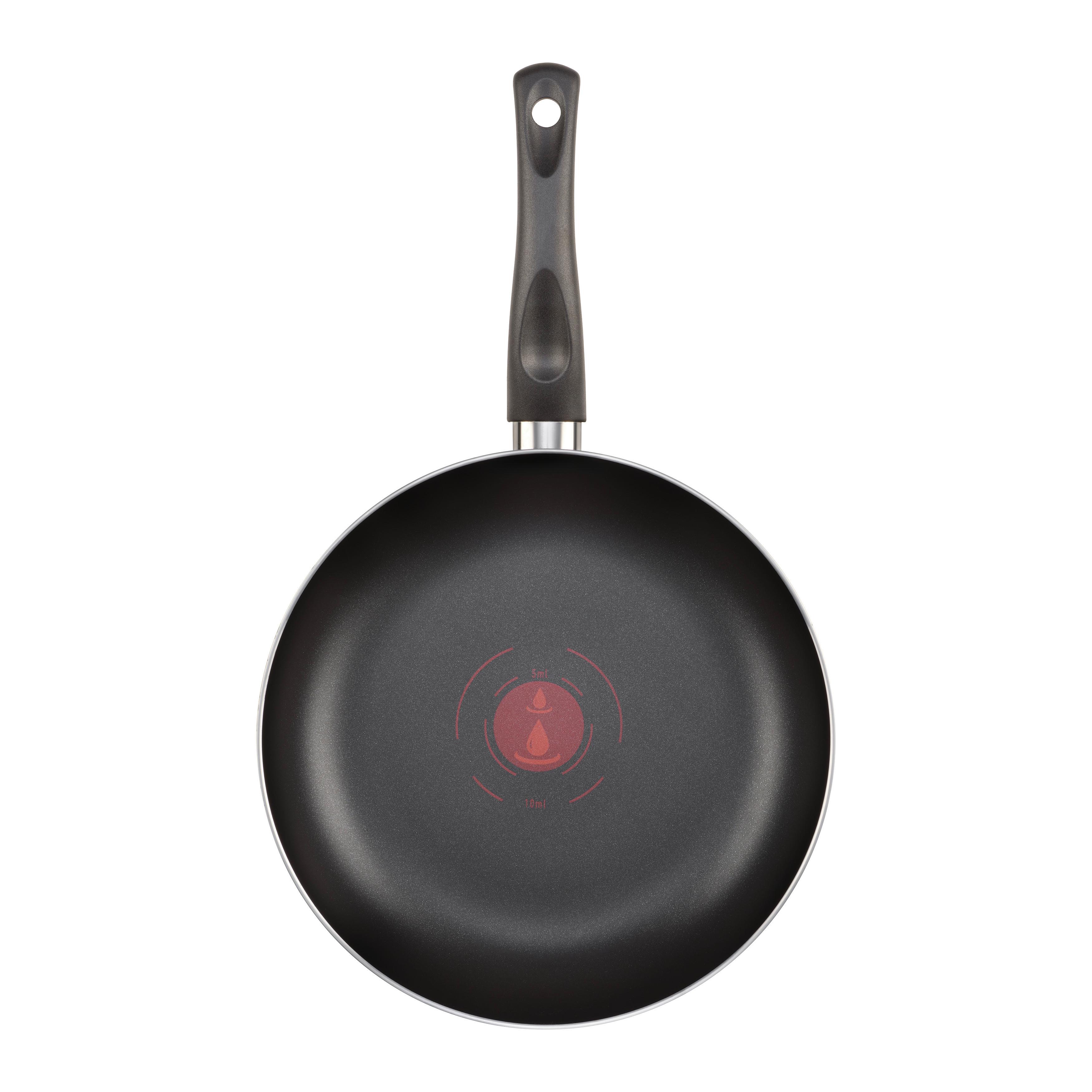 pánev na smažení P/V: 28/5 cm - šedá/černá, Konvenční, kov (28/5cm) - Based