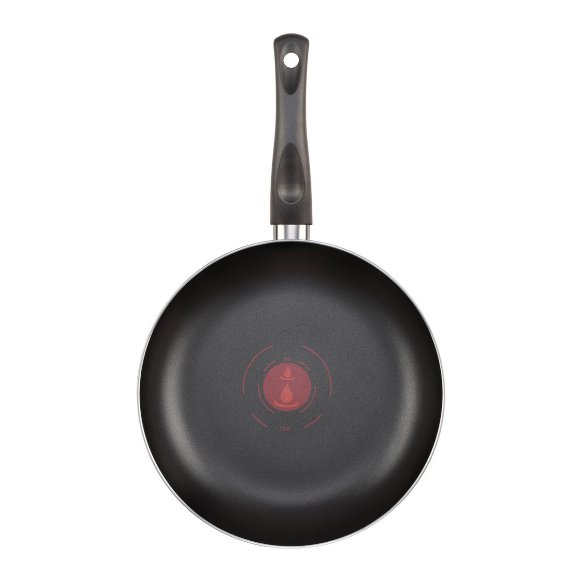 pánev na smažení P/V: 28/5 cm - šedá/černá, Konvenční, kov (28/5cm) - Based