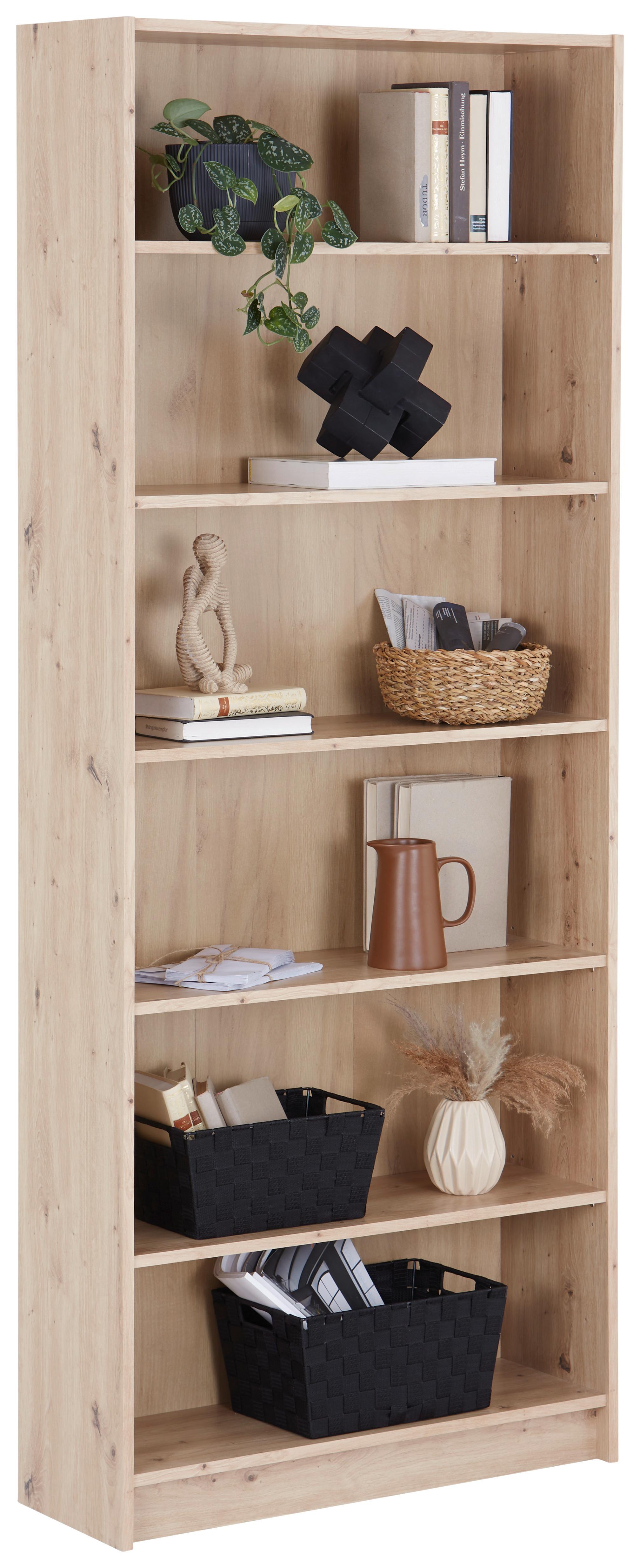 Regal Dali B: 80cm Eiche Artisan - Eiche Artisan, MODERN, Holzwerkstoff (80/202/28cm)