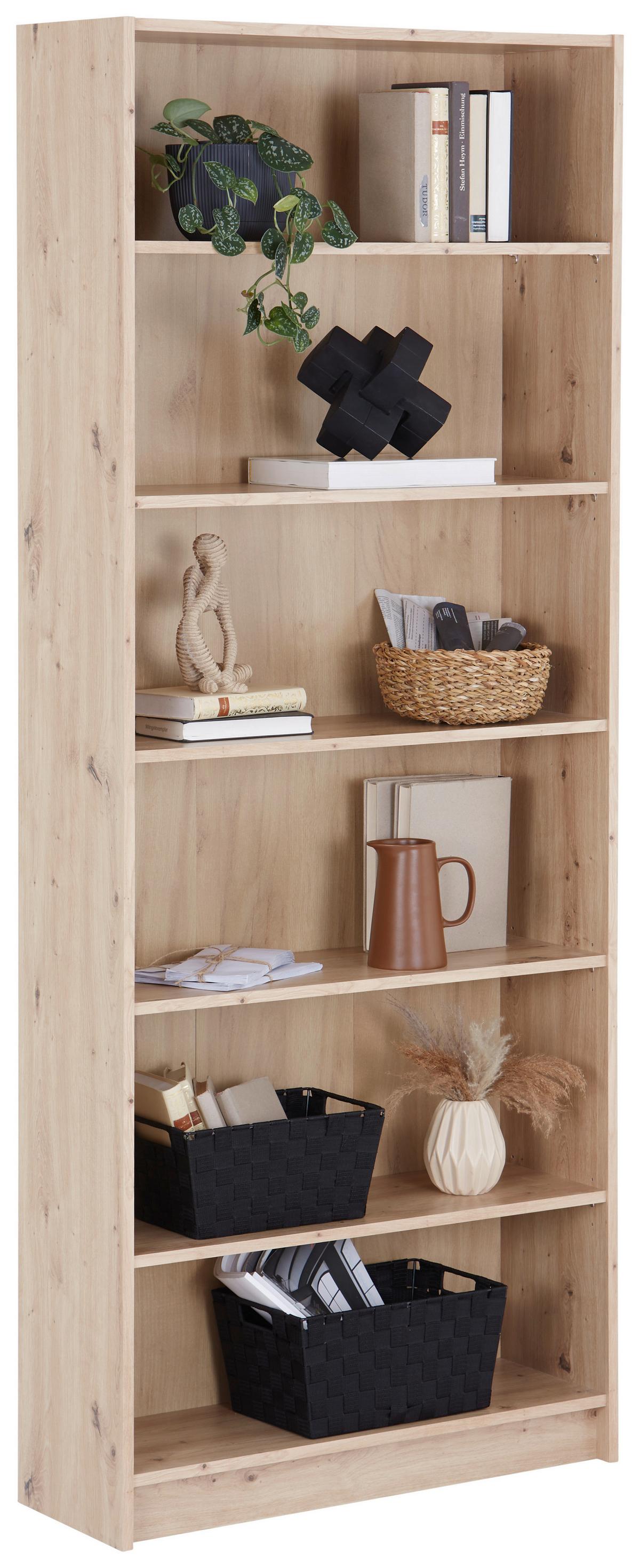 Regal Dali B: 80cm Eiche Artisan - Eiche Artisan, MODERN, Holzwerkstoff (80/202/28cm)