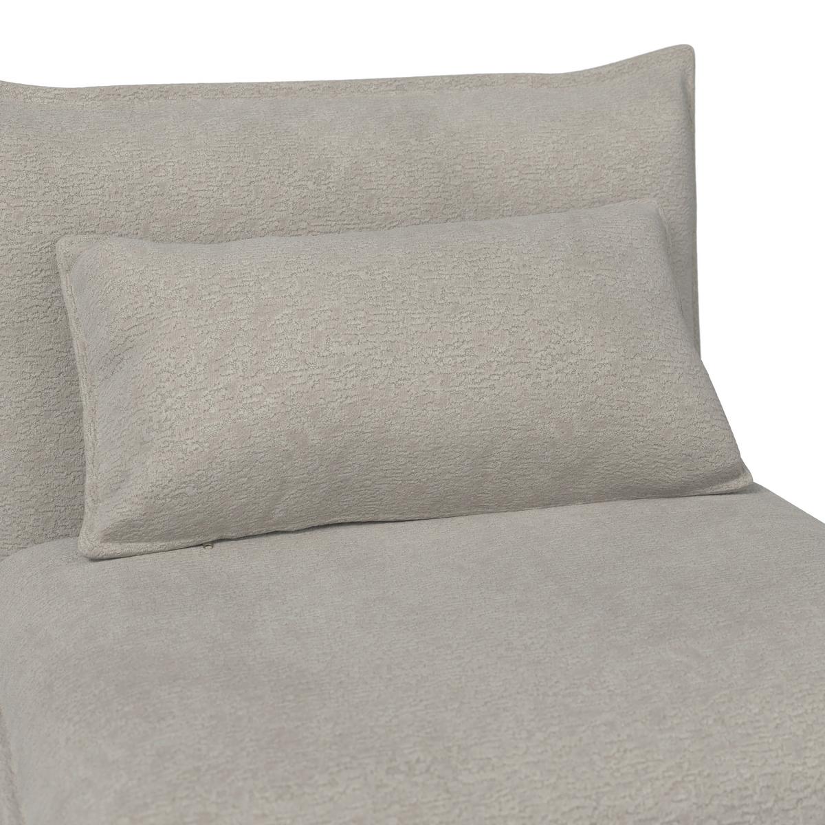 Rozkladacie kreslo BELLA, béžová, max. 120 kg - prírodná farba/béžová, Modern, kov/drevo (83/41/63cm) - Bessagi Home