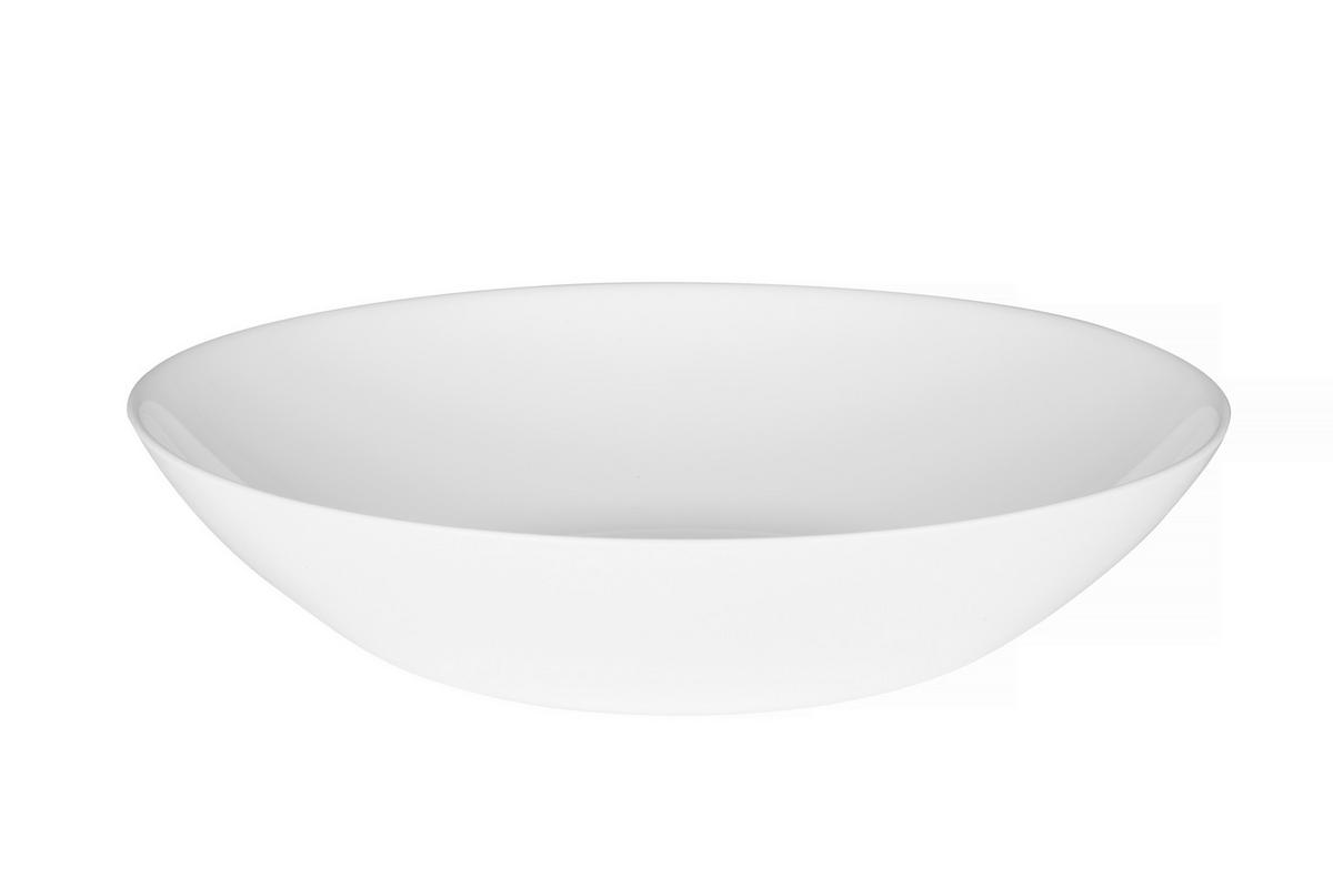 HLBOKÝ TANIER BRIGITTE -BASED- - biela, Konventionell, sklo (20cm) - Based