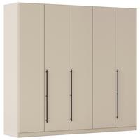 Kleiderschrank Safari B: 226 cm - Champagner/Grau, KONVENTIONELL, Holzwerkstoff (226/210/54cm)