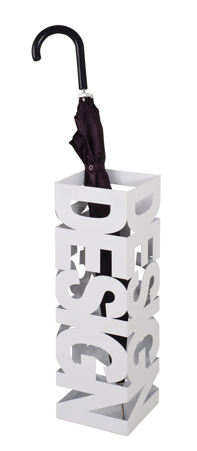 Stojan Na Deštník Design - bílá, Moderní, kov